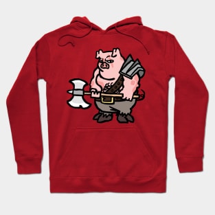 Fantasy Tabletop Piggy Barbarian Cute Hoodie